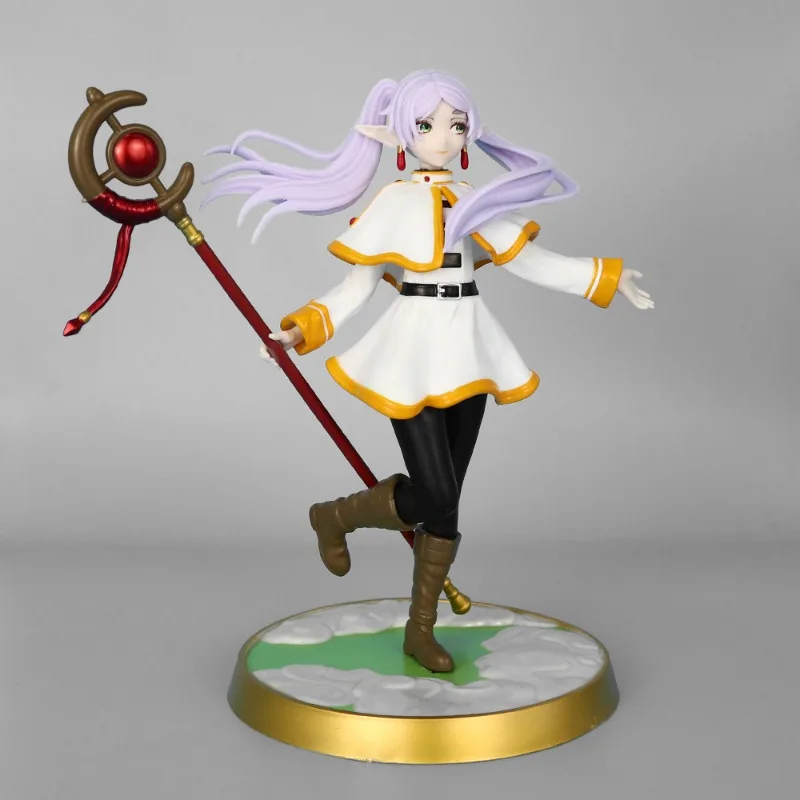 Frieren: além do fim da jornada periféricos de anime japonês figuras de ação ornamentos de mesa colecionáveis brinquedos criativos para presentes de aniversário