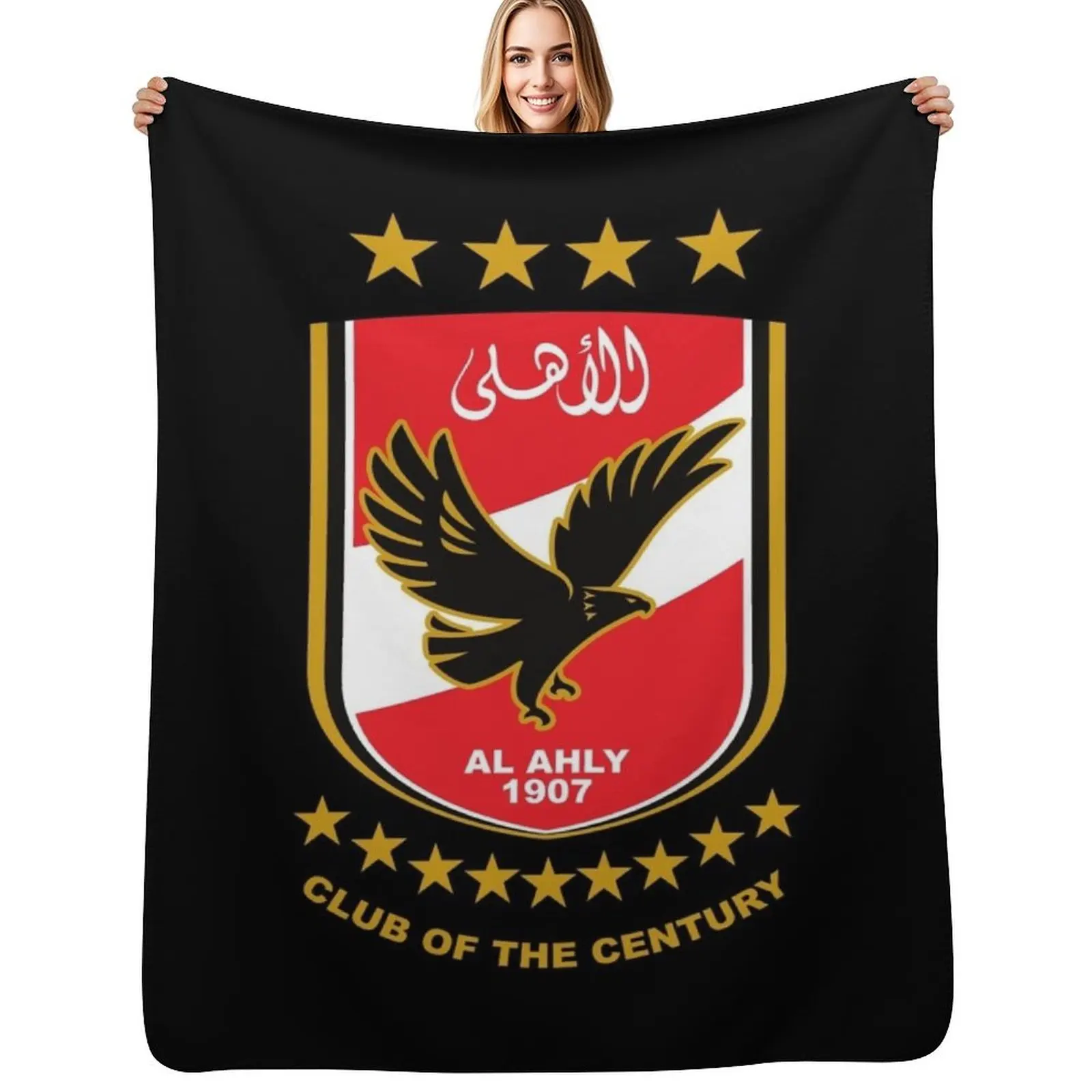 

Al Ahly  Throw Blanket Moving Vintage Stuffeds Designers Blankets