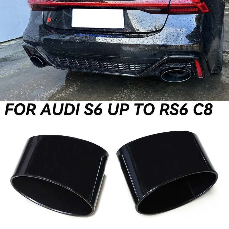 Автомобильная выхлопная труба для Audi S7 S6 S5 S4 S3 Up RS6 RS7 RS6 RS3 RS4 RS5 Наконечник глушителя Выхлопная труба Система насадки шириной 220 мм Автомобильная выхлопная труба для Audi S7 S6 S5 S4 S3 Up RS6 RS7 RS6 RS3 RS4 RS5 Наконечник глушителя Выхлопная труба Система насадки шириной 220 мм