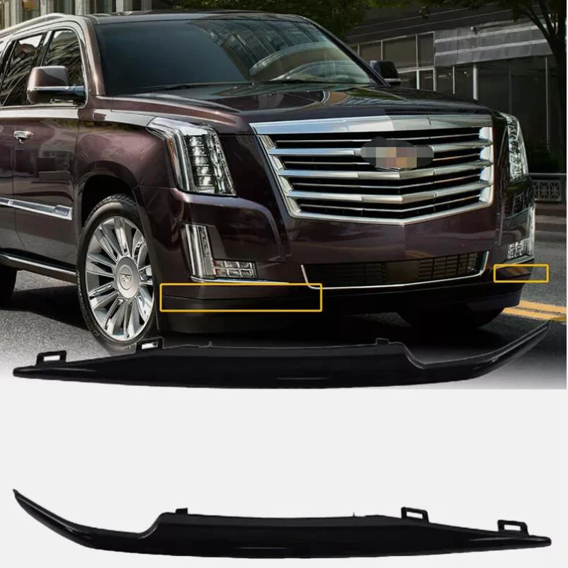 Front Bumper Trim Set For 2015~2020 Cadillac Escalade Fits ESV 22968428 22968429 Bumper Support Bracket Solid 2016 2017 2018 - Image 3