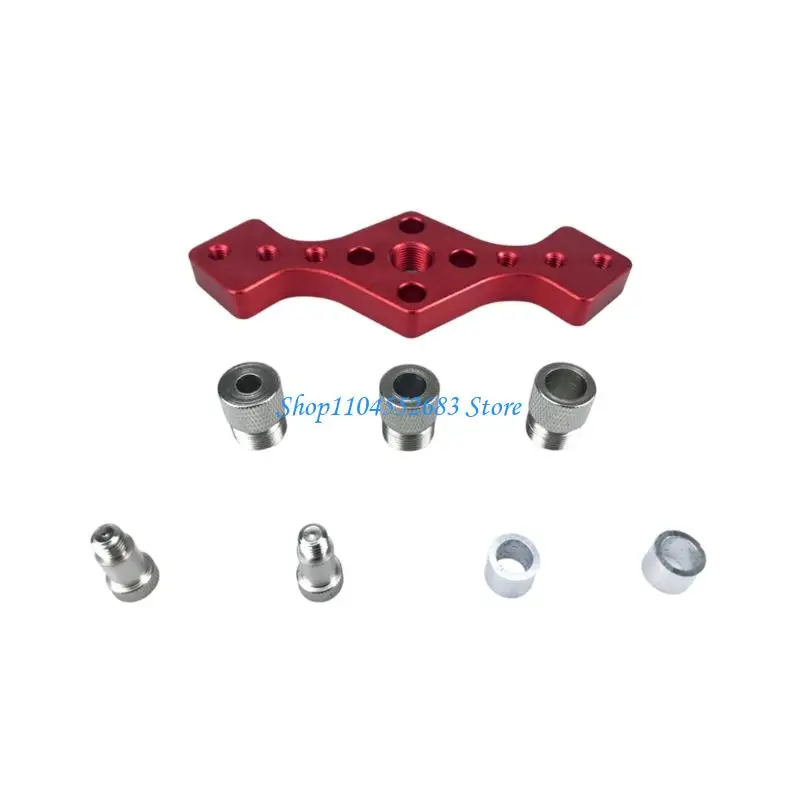 Woodworking Drilling Locator Drawer Cabinet Door Handle Hole Drill Guide Tool 