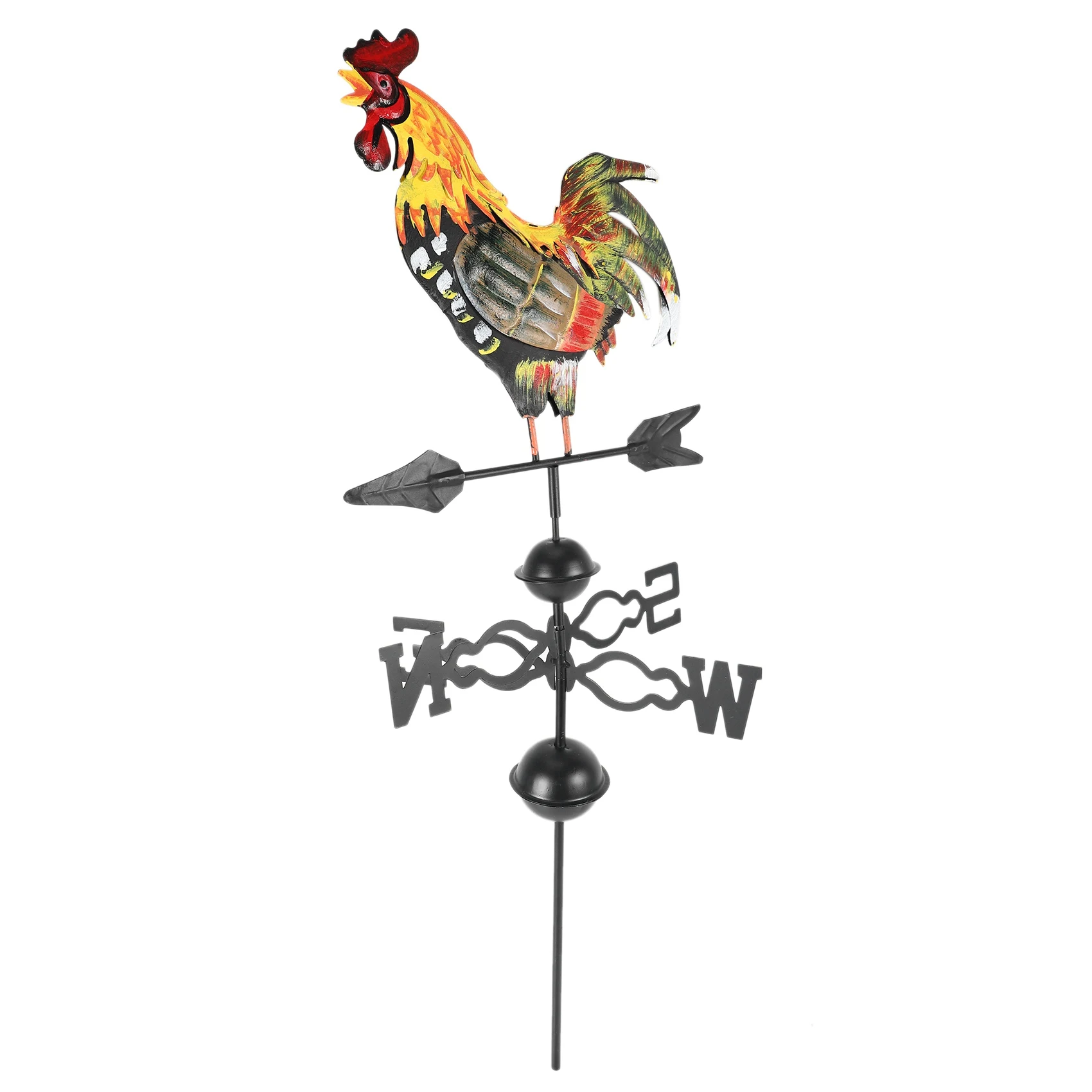 Metal Weather Vane with Rooster Ornament Wind Vane Weather Vain for Roof Weather Vanes for Roofs Rooster