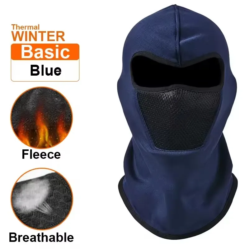 Thermische winter bivakmuts Fietsen volgelaatsmasker Warme buitensporten Motor Ski Vissen Jachtmasker Fleece sjaal Cap Bandana