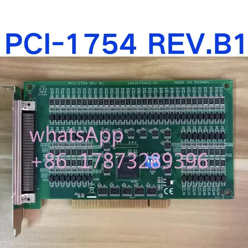

Used PCI-1754 REV.B1 Digital Card 64 Channel Digital Input/Output Card Test OK Fast Shipping
