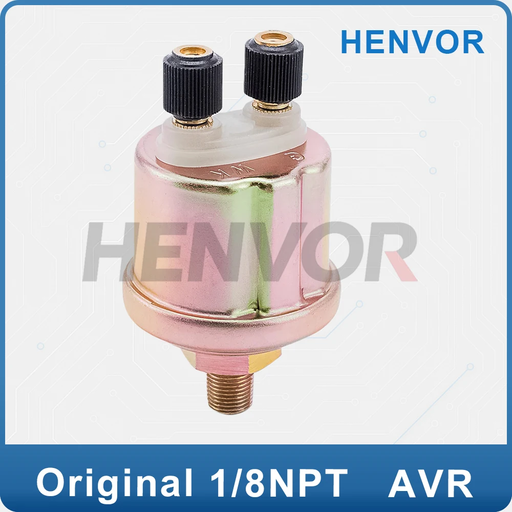 Oil Pressure Sensor 0 to 10 Bar 18NPT 10MM Alarm Plug Compatible Gauge Generator Monitoring Replacement Part