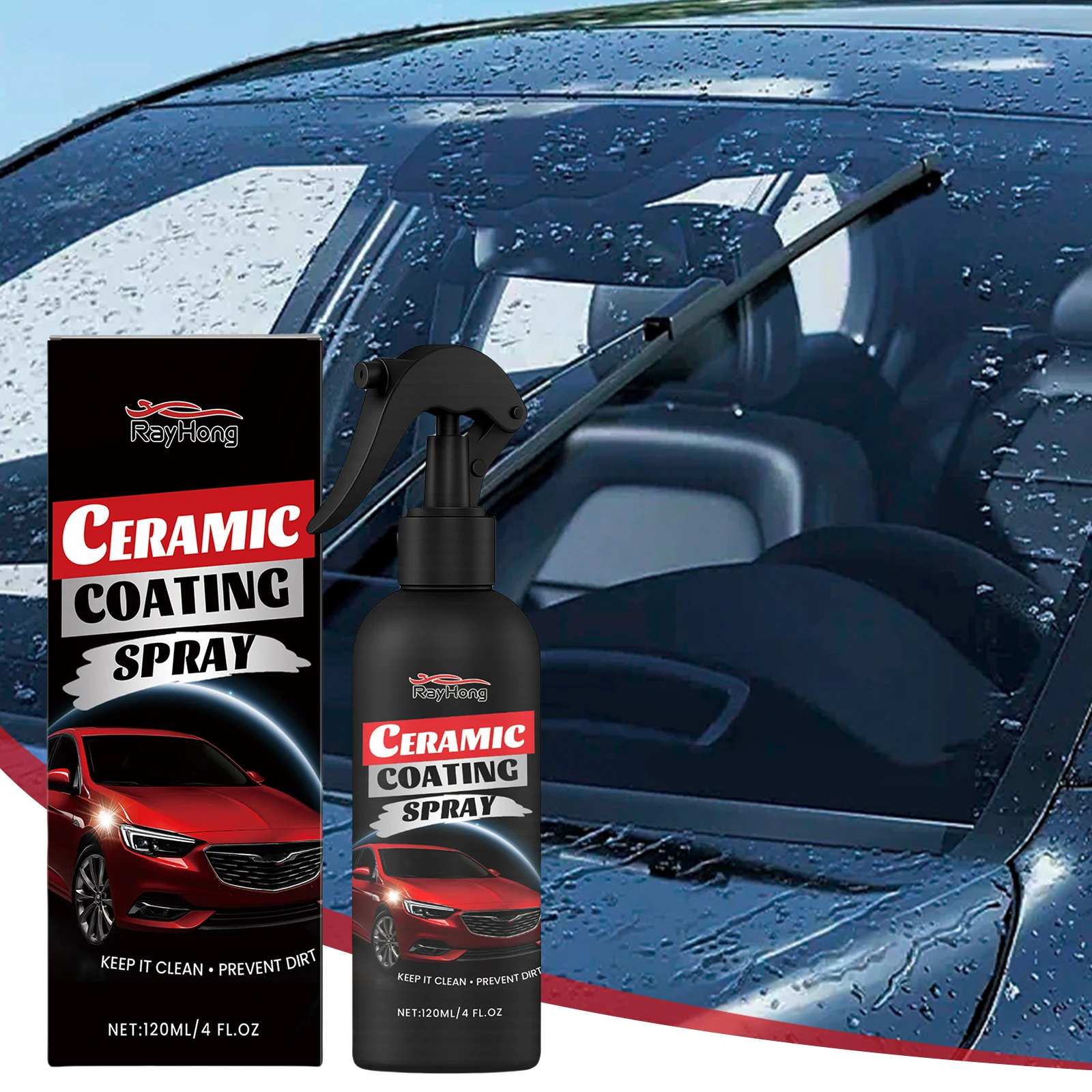 

Керамический спрей для автомобильного покрытия, многофункциональное средство для обновления покрытия, высокая защита, быстрый спрей для покрытия автомобиля для автомобилей