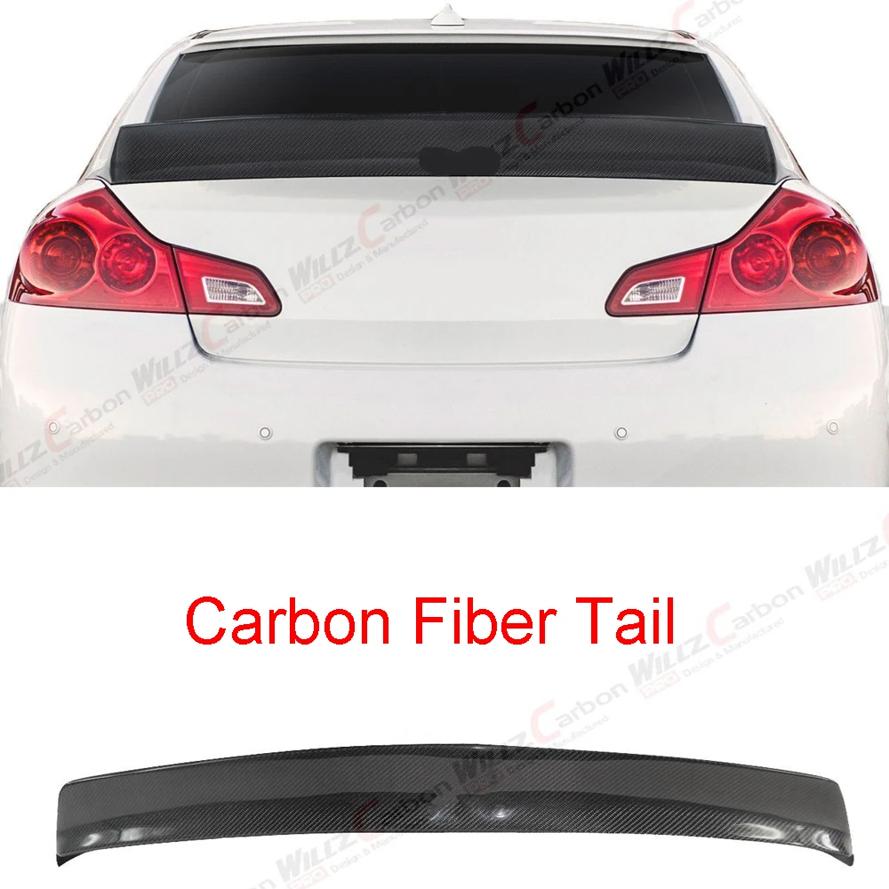 

For Nissan Infiniti G37/Q40 2008-2015 Years Carbon Fiber Tail Modification