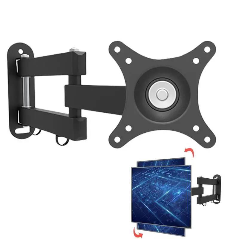 Lcd Monitor Full Motion Extension Arm Tv Wall Mount Swivel Tilt Rotation Full Motion Tv Monitor Wall Mount Bracket For LED Lcd