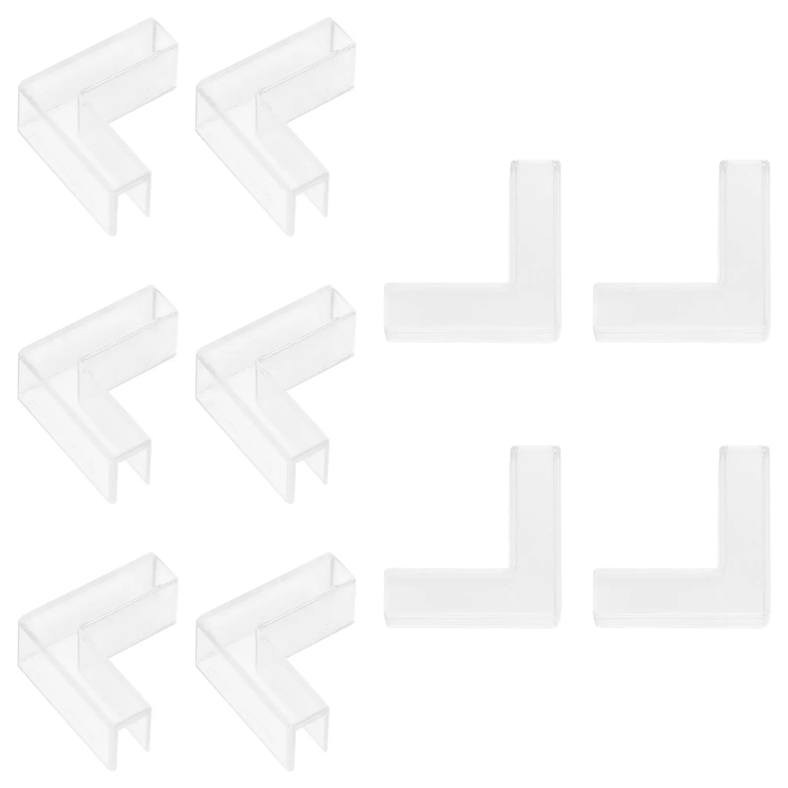 

10pcs Glass Clamps Connectors Clear Plastic Aquarium Shelves Bracket Clips Fish Tank DIY Fixing Slot Storage Rack