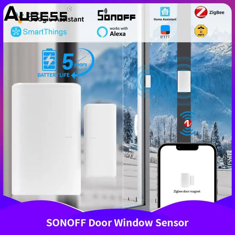 new SONOFF SNZB-04P Zigbee Door Window Sensor Door Open/Close Detector for EWeLink Alexa Google Home assistant zigbee2mqtt hub