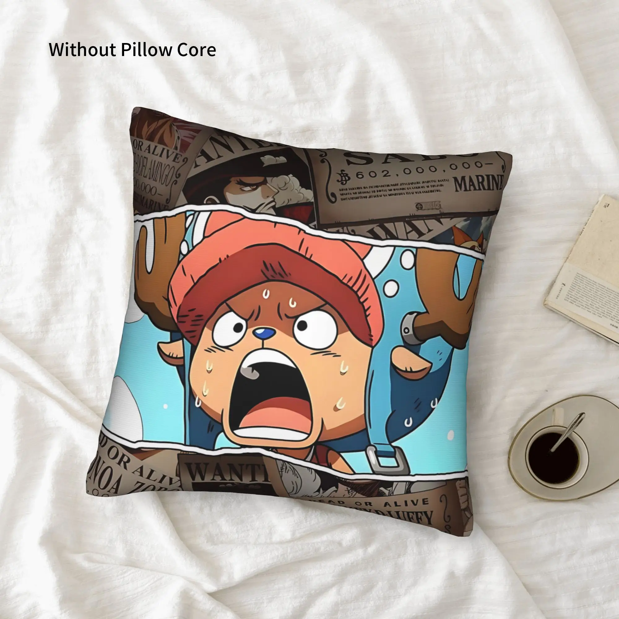 1PC Anime One Pieces Theme Pillow Case Double-Sided Printing  Sofa Cushion Bedroom Bedside Pillow