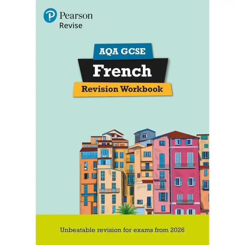 مصنف Pearson Revise AQA GCSE French Revision لامتحان 2026 و2027 مواصفات جديدة Stuart Glover 9781292739755 #1