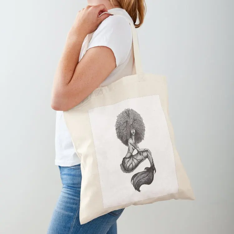 

Goddess of the Sea Tote Bag reusable grocery bags tote bag men Canvas bag for women Shopper handbag