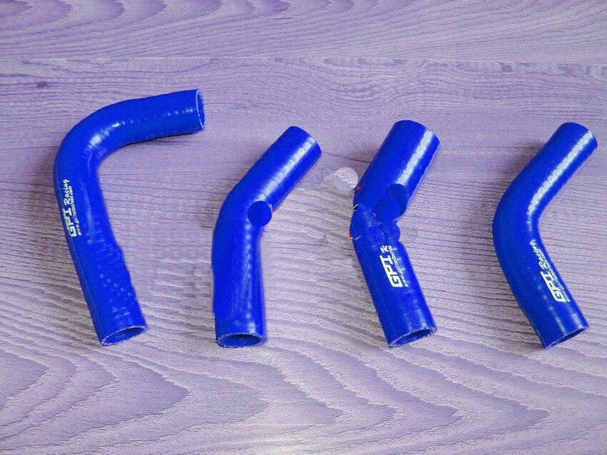 Blue Silicone Radiator Hose For 1973-1985 Yamaha RD350 RZ350 1973 1974 1975 1976 1977 1978 1979 1980 1981 1982 1983 1984 1985