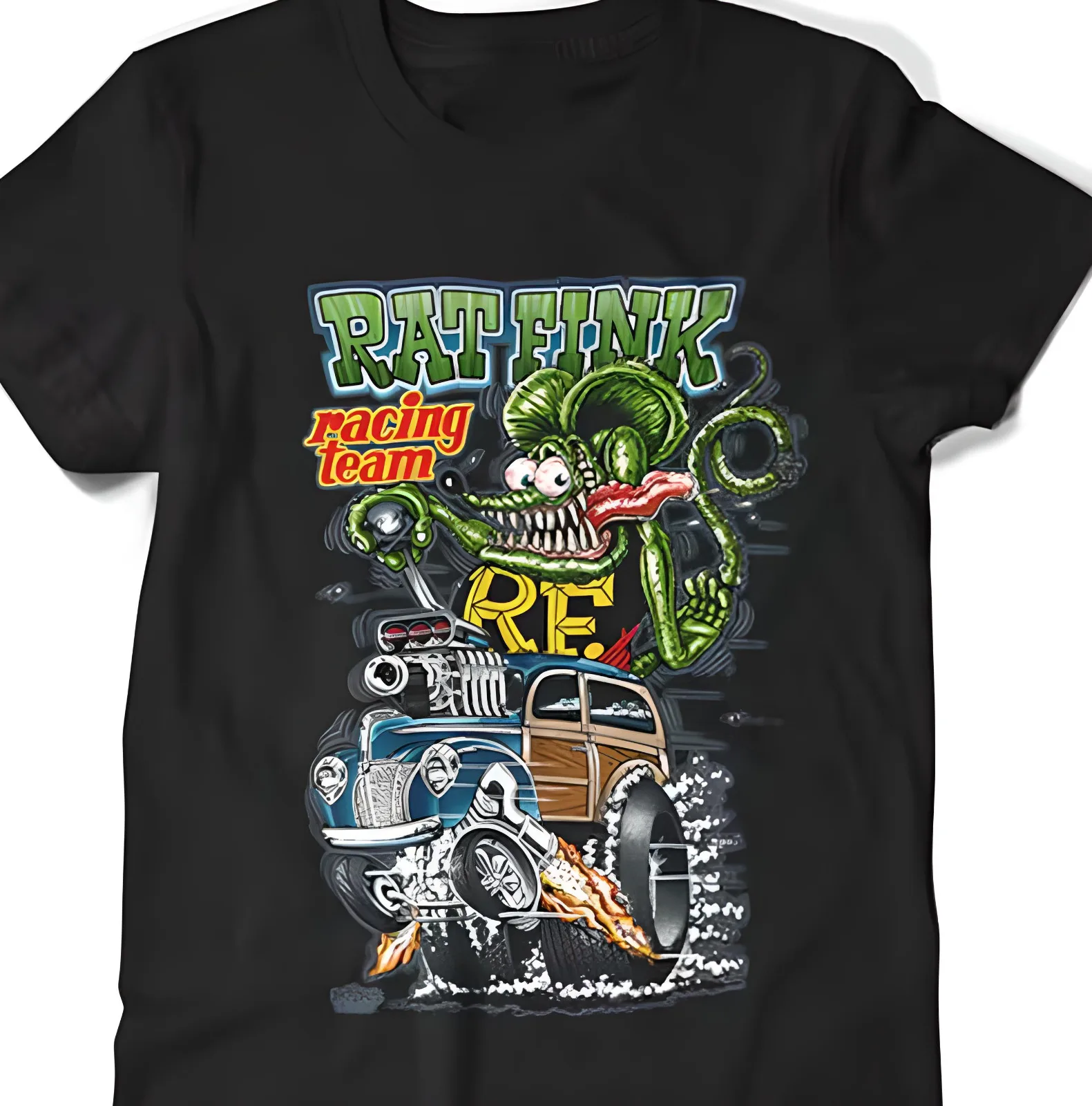 Ed Roth'S Rat Fink Racing Team Shirt Unisex S-5Xl