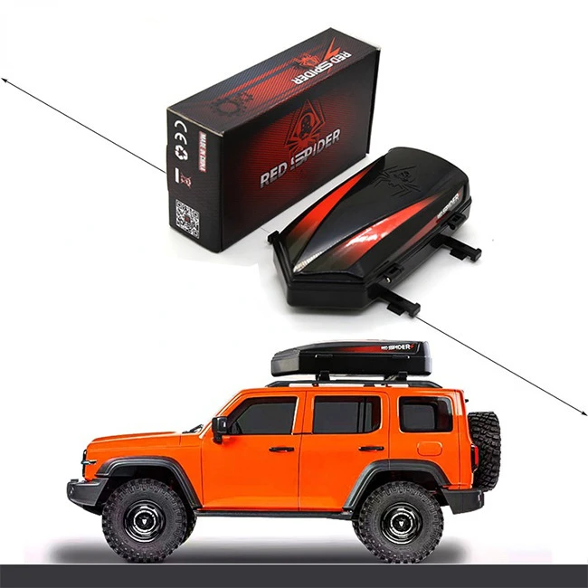 Bagażnik dachowy RC do 1/10 1/16 1/24 RC Crawler Car WPL D12 Axial SCX24 MN MI Jimny WPL Upgrade Akcesoria PartsR43