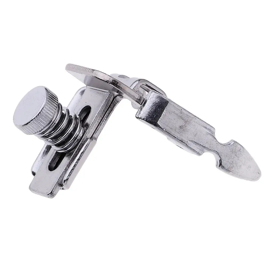 Hinged Slant Shank Sewing Machine Presser Foot Durable Metal Accessory for Inserting Zippers and Cording