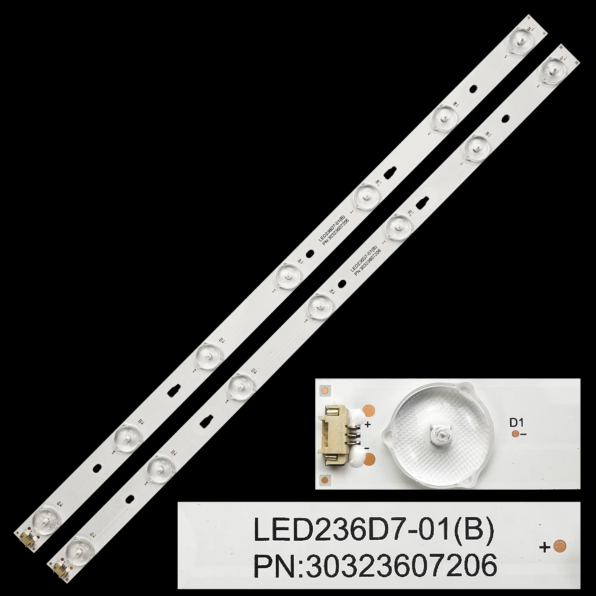 LED BackLight Strip สําหรับ MTV-2430LTA2 LT-24M550 MTV-2423LT2 MTV-2430LW 24E1653DG LED236D7-01(B) PN: 30323607206