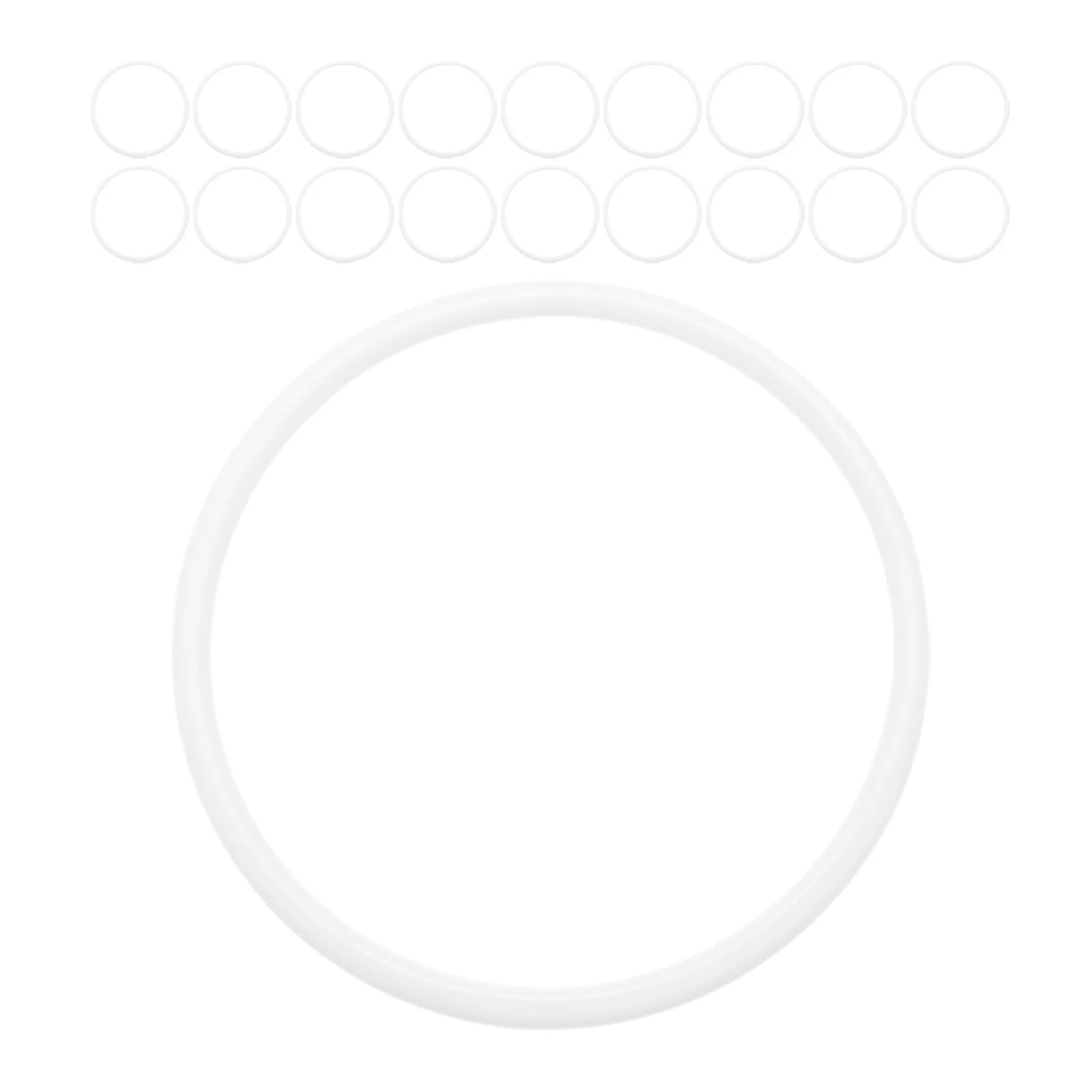 30 قطعة الأطواق البلاستيكية حلم الماسك إطارات Crafts بها بنفسك الحرف إكليل مكرامية خواتم أنيقة ديكور المنزل خواتم بلاستيكية الأزهار هوب #5