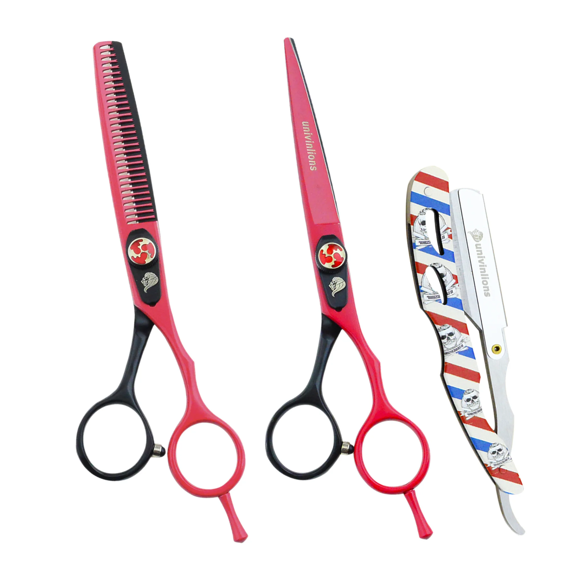 

6" 9cr13 Alloy Hair Scissors Hairdressing Barber Haircut Salon Shears Professional Cutting Thinning Dog Grooming Pet Kit