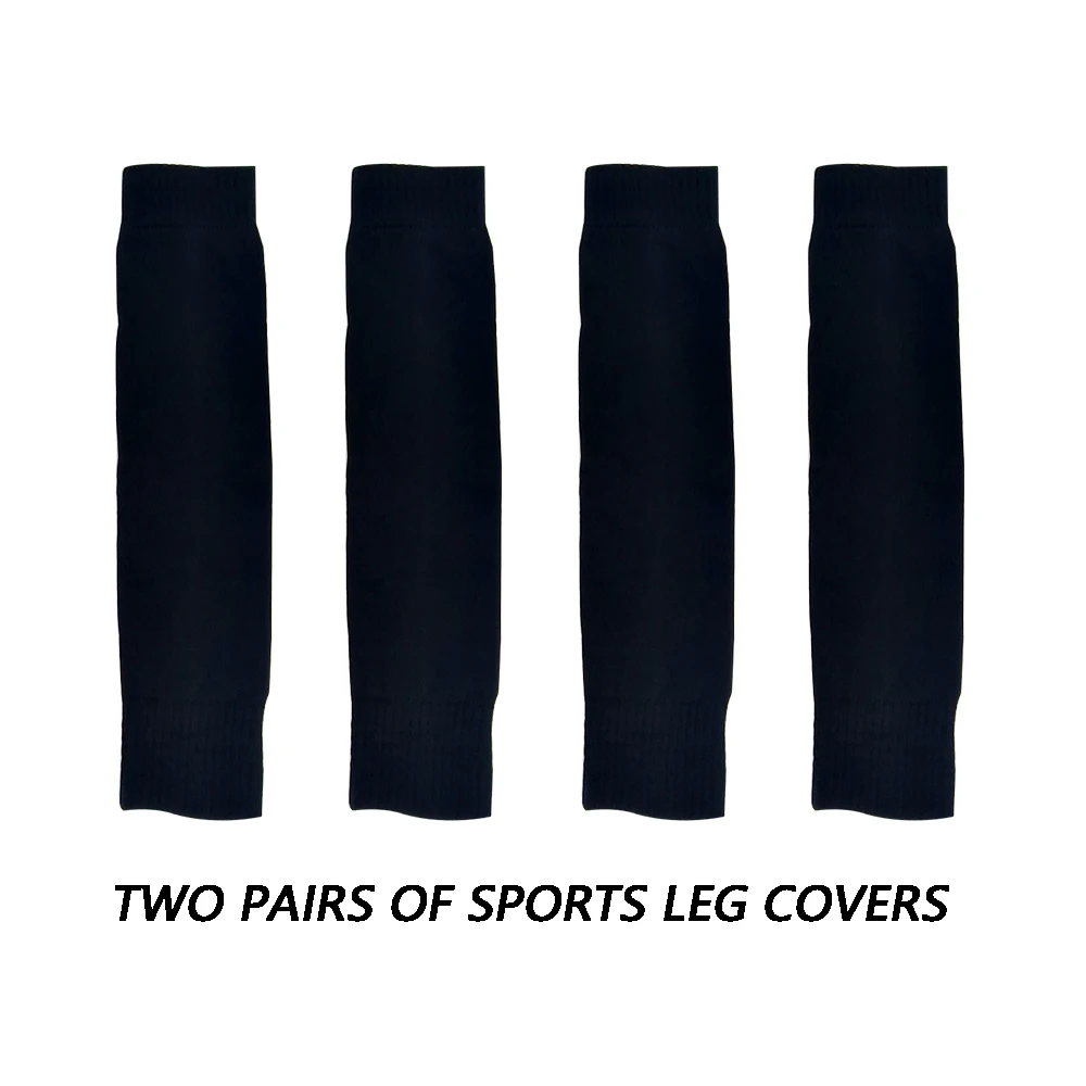 2Pair Breathable Legwarmers Knee Protector Sports Leg Sleeves Soccer Child Adult Outdoor Protective Sleeves Support Guard Pads