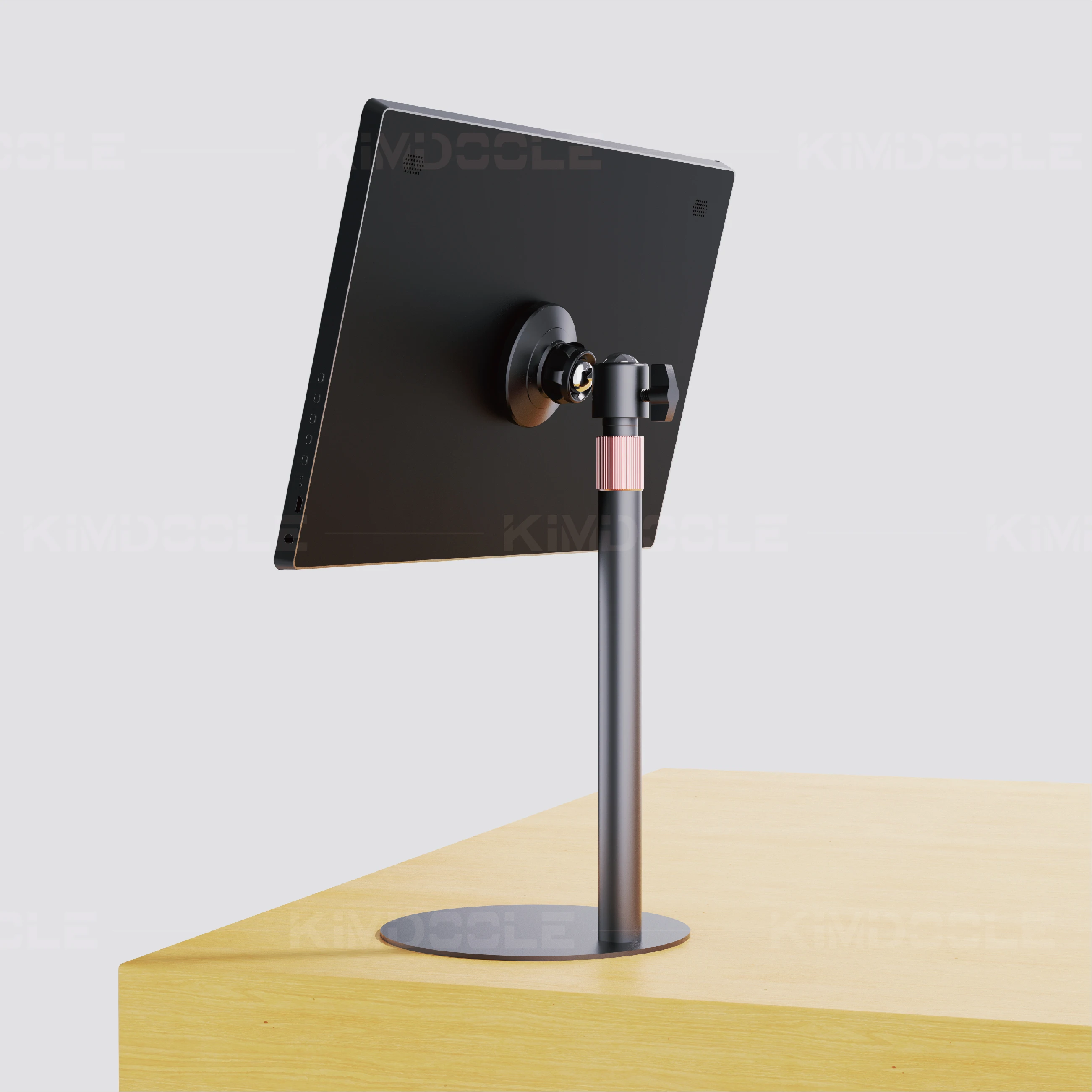 Monitor portabel, dudukan Monitor portabel dengan tinggi dapat diatur, dudukan Tablet magnetik profil rendah