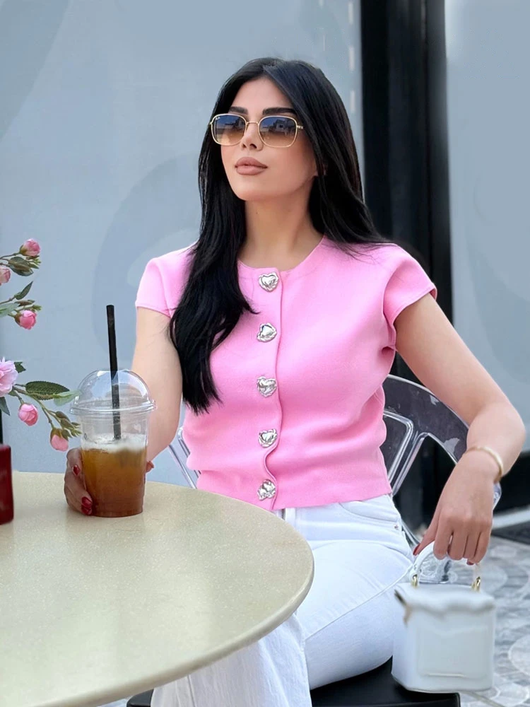 

HH женские летние шикарные тонкие свитера, однотонные однобортные топы с круглым вырезом, новые модные вязаные топы без рукавов