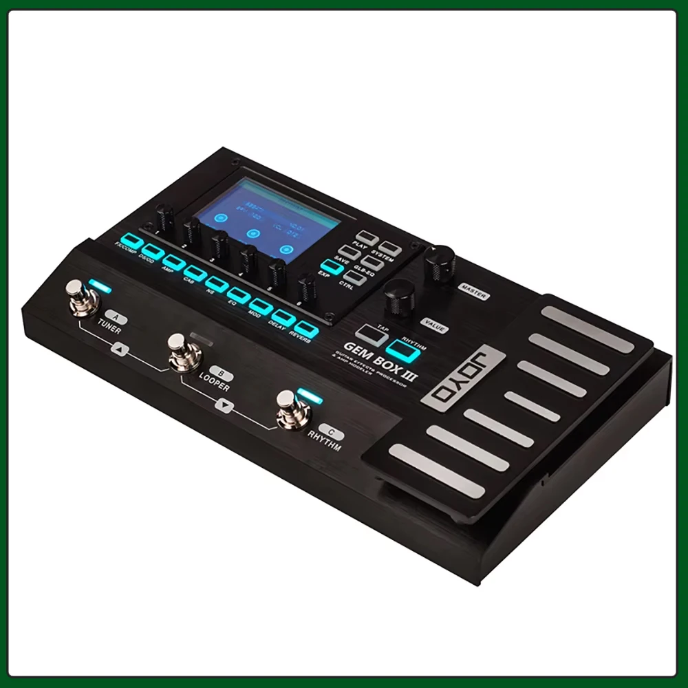JOYO GEM BOX III Multieffect Guitar Processor IR Amp Modeling Built-in Drum Machine Looper with Expression Electric Guitar Pedal