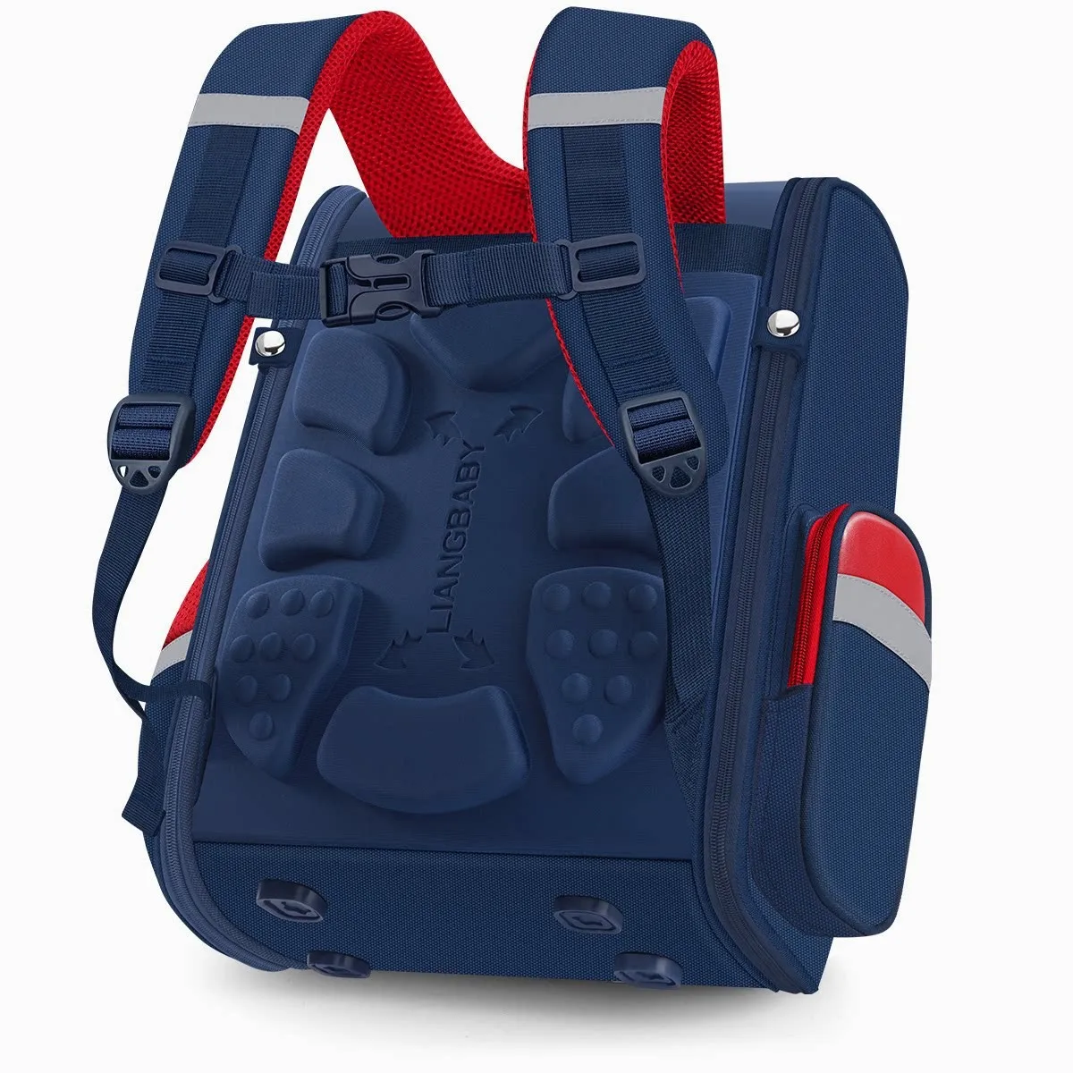 Interno e tasche zaino scolastico bambini