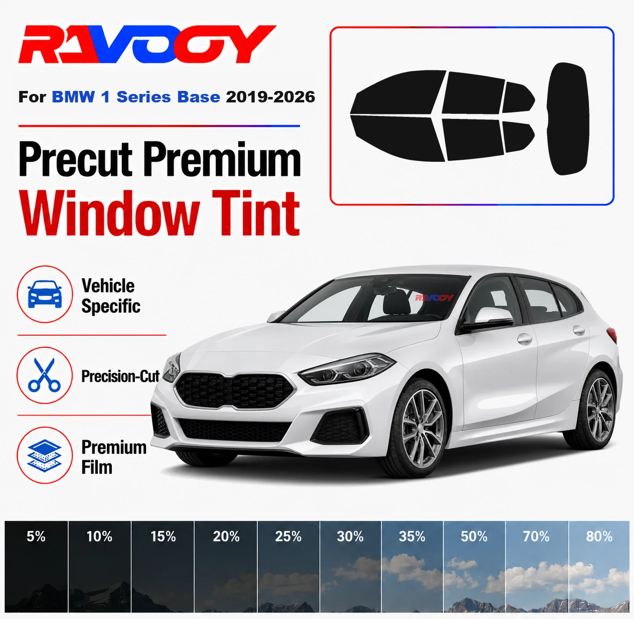 premium-precut-window-tint-kit-front-rear-windows-rear-windshield-for-bmw-1-series-base-2019-2026-complete-set-nano-ceramic-film