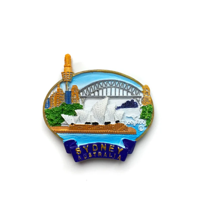 

Sydney, Australia City Landmark Scenery Cultural and Creative Magnetic Fridge Magnets Creative Travel Home Decoration Souvenirs