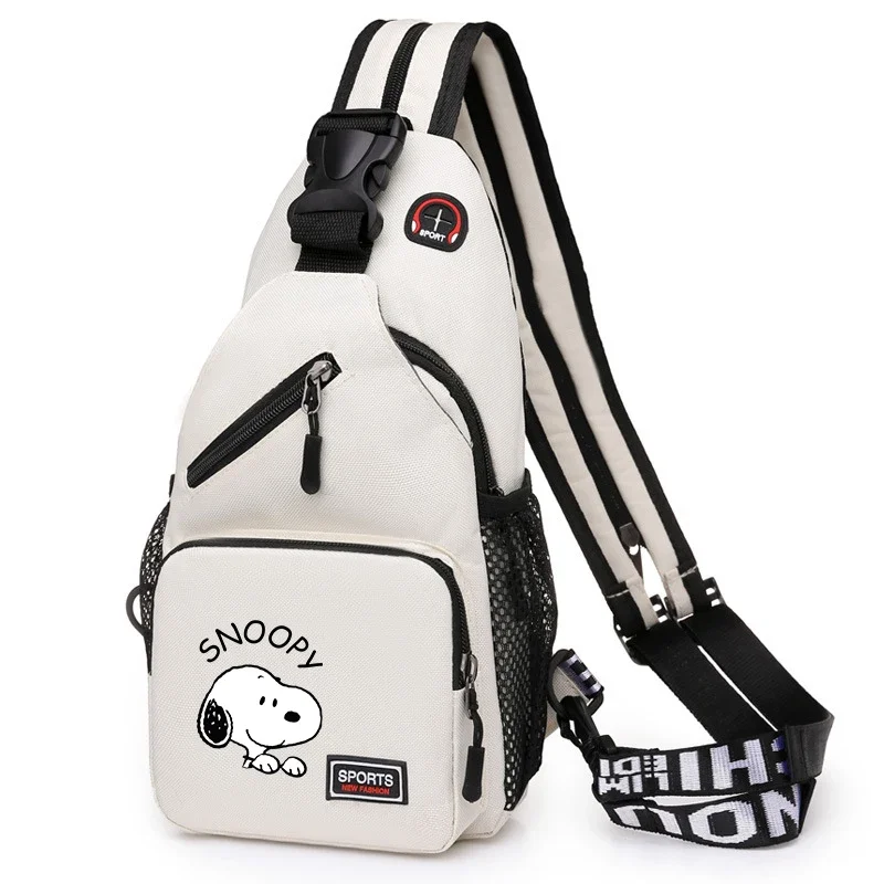 Snoopy Bag Chest Pack donna uomo versione coreana borsa a tracolla Outdoor bambini sport Casual Sling Backpack Trend Gifts