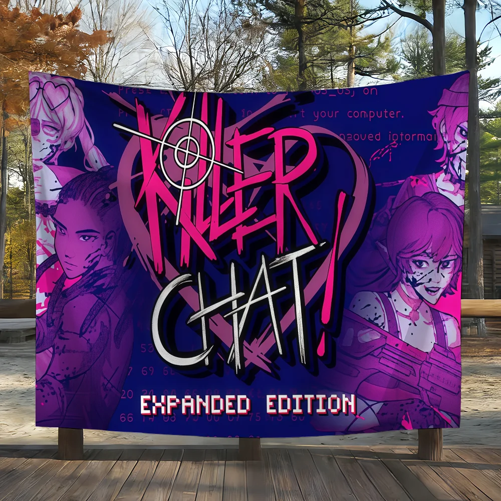 Game K-killer Chat Expanded Edition  flag Custom Camping Garden Decor Party Backdrops Wall Art Family Gifts