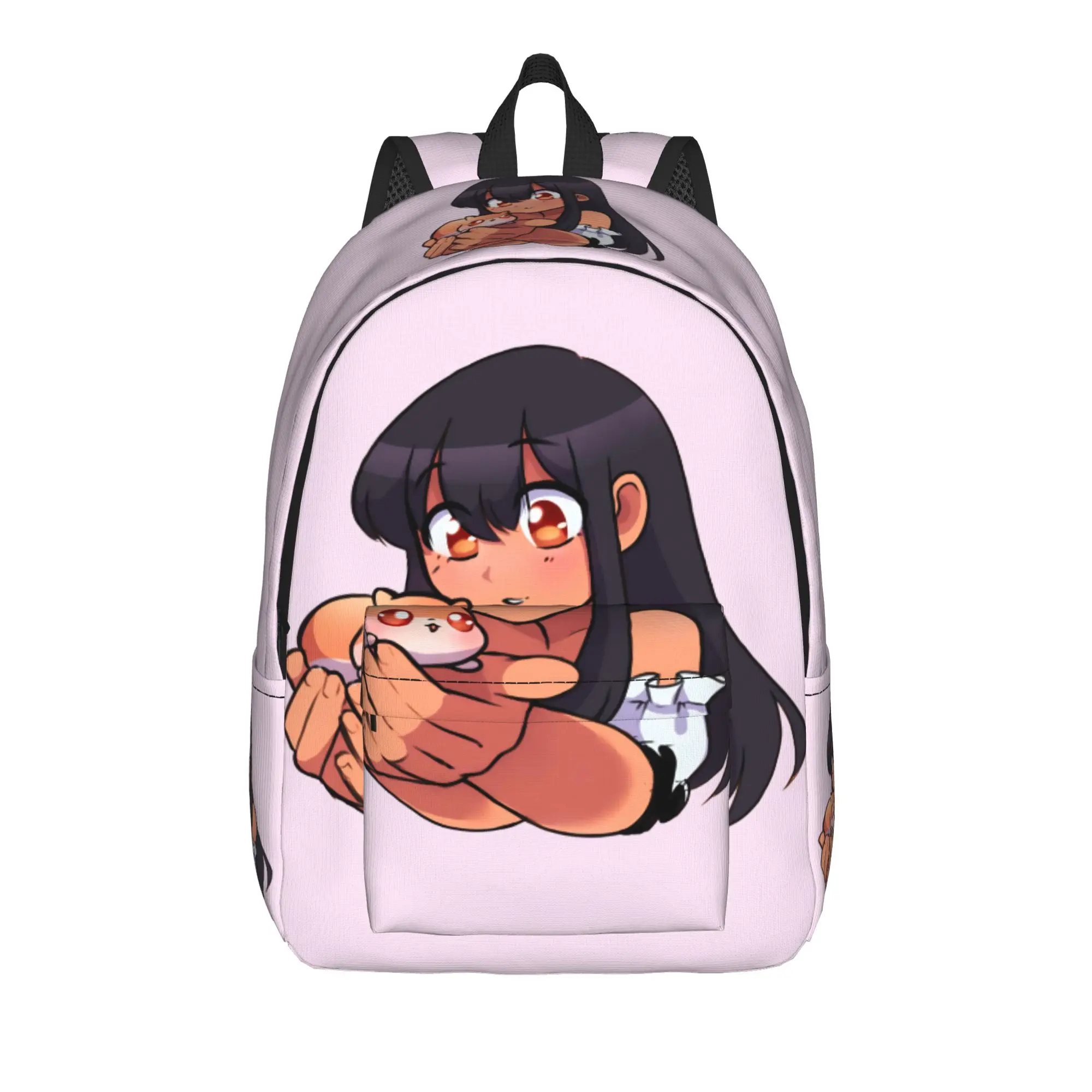 

A-Aphmaus Cute Mini Aaron Lycan Backpack Men Women Teenage High School Business Daypack Cute Cartoon Laptop Canvas Bags Sports