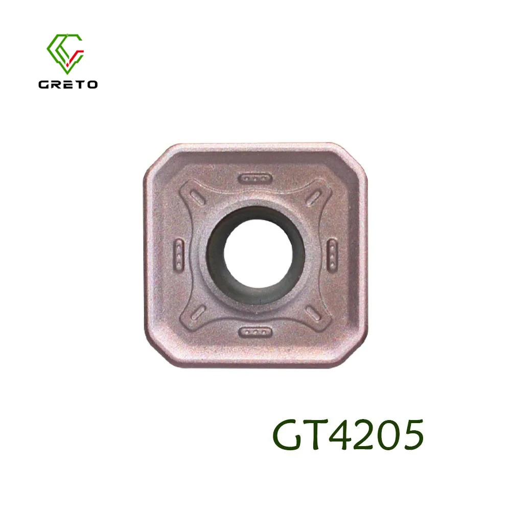 

GRETO SEET12T3-PR GT4202 GT4205 цементированный карбид Cnc Металлические инструменты для фрезы