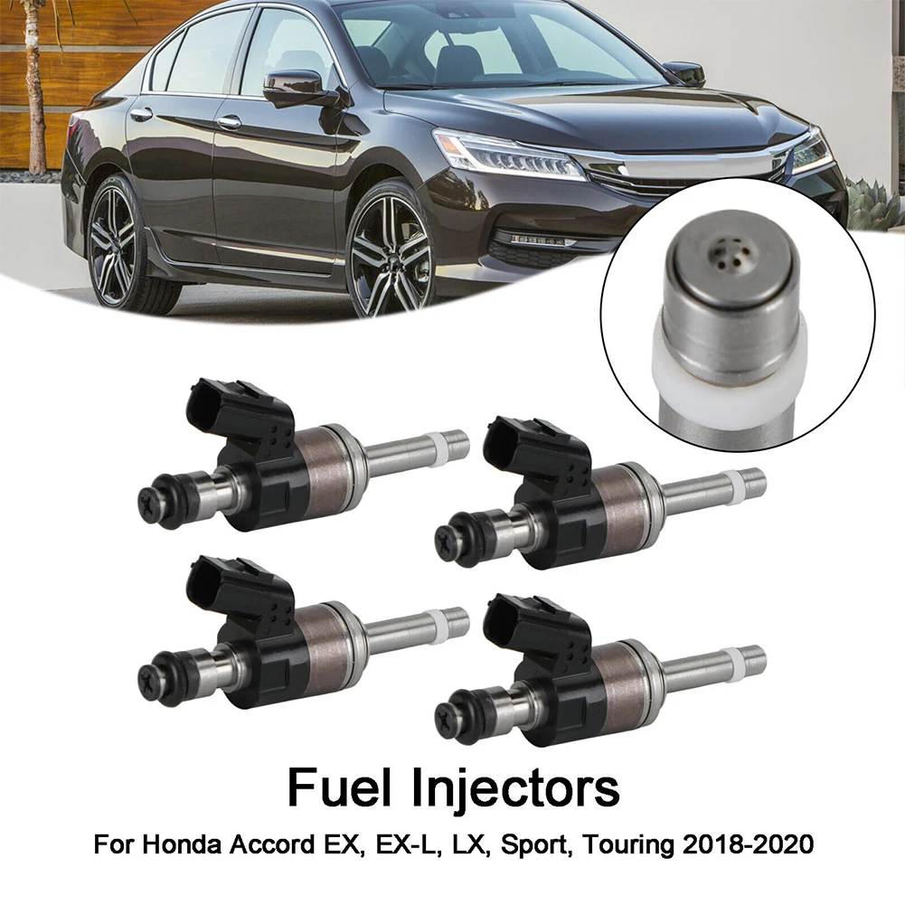 

Practical To Use Fuel Injectors Car Parts 160105PA305 4PCS Car Accessories Replacement For Honda For Accord 18-20