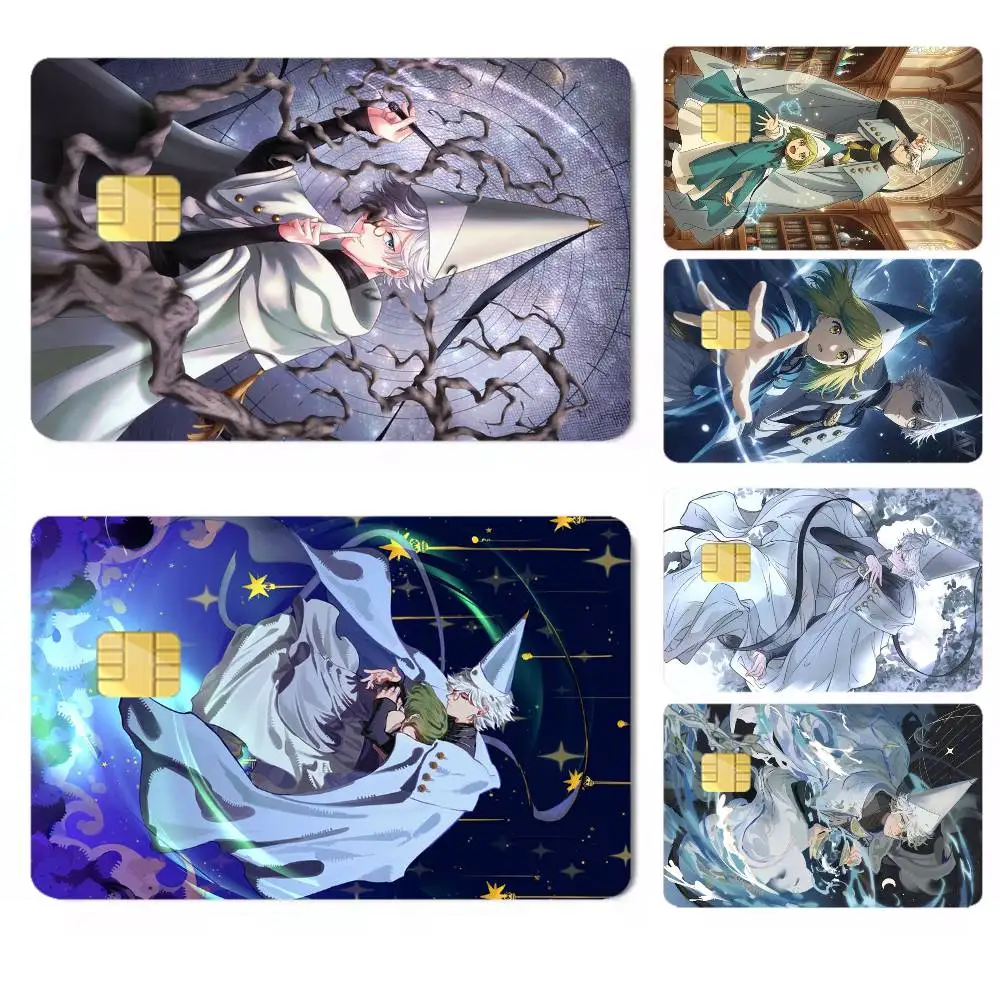 Anime Witch Hat Atelier Qifrey-y Credit Card HD Stickers Premium matte film effectively prevents fingerprints and daily abrasion