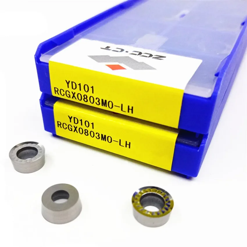 

ZCC.CT RCGX0803MO-LH YD101 RCGX0803 CNC carbide inserts milling inserts 10pcs/box