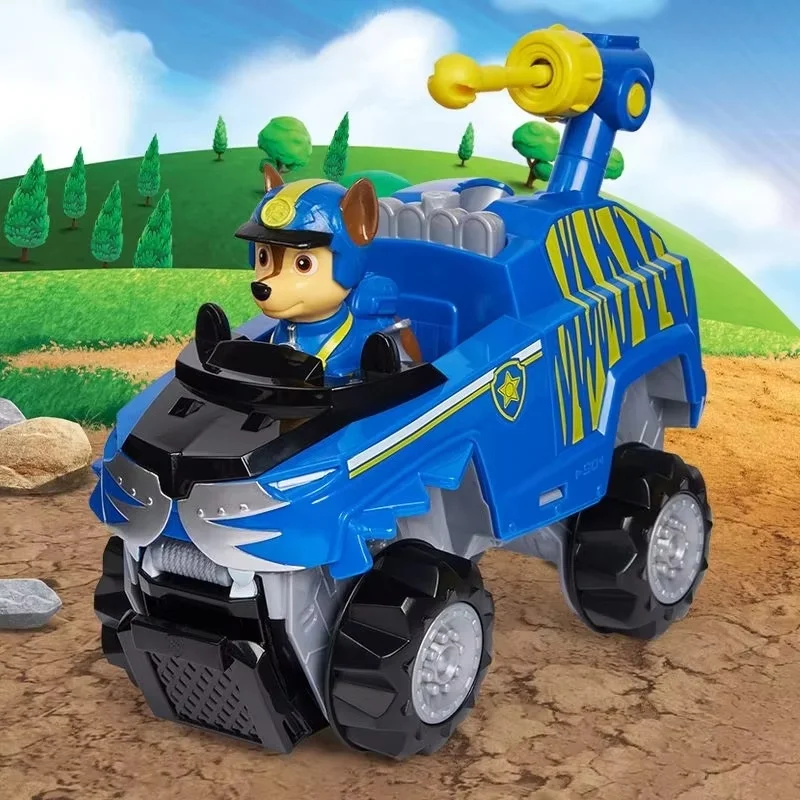 في المخزون باترول الغابة سلسلة تشيس سكاي مارشال الحيوان Shapeshiftingjungle Secret Realm الكلب الإنقاذ سيارة الأطفال T #5