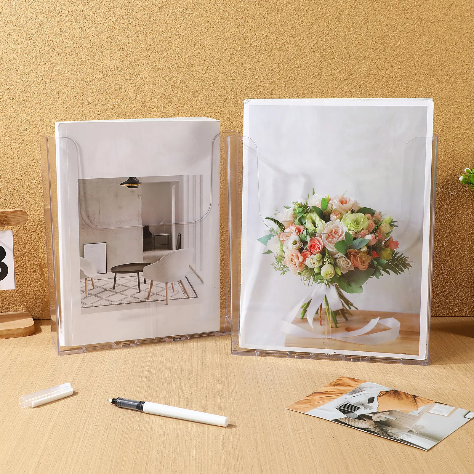 4pcs-acrylic-wall-brochure-holder-transparent-document-organizer-a4-size-literature-display-stand-for-office-school-home-space