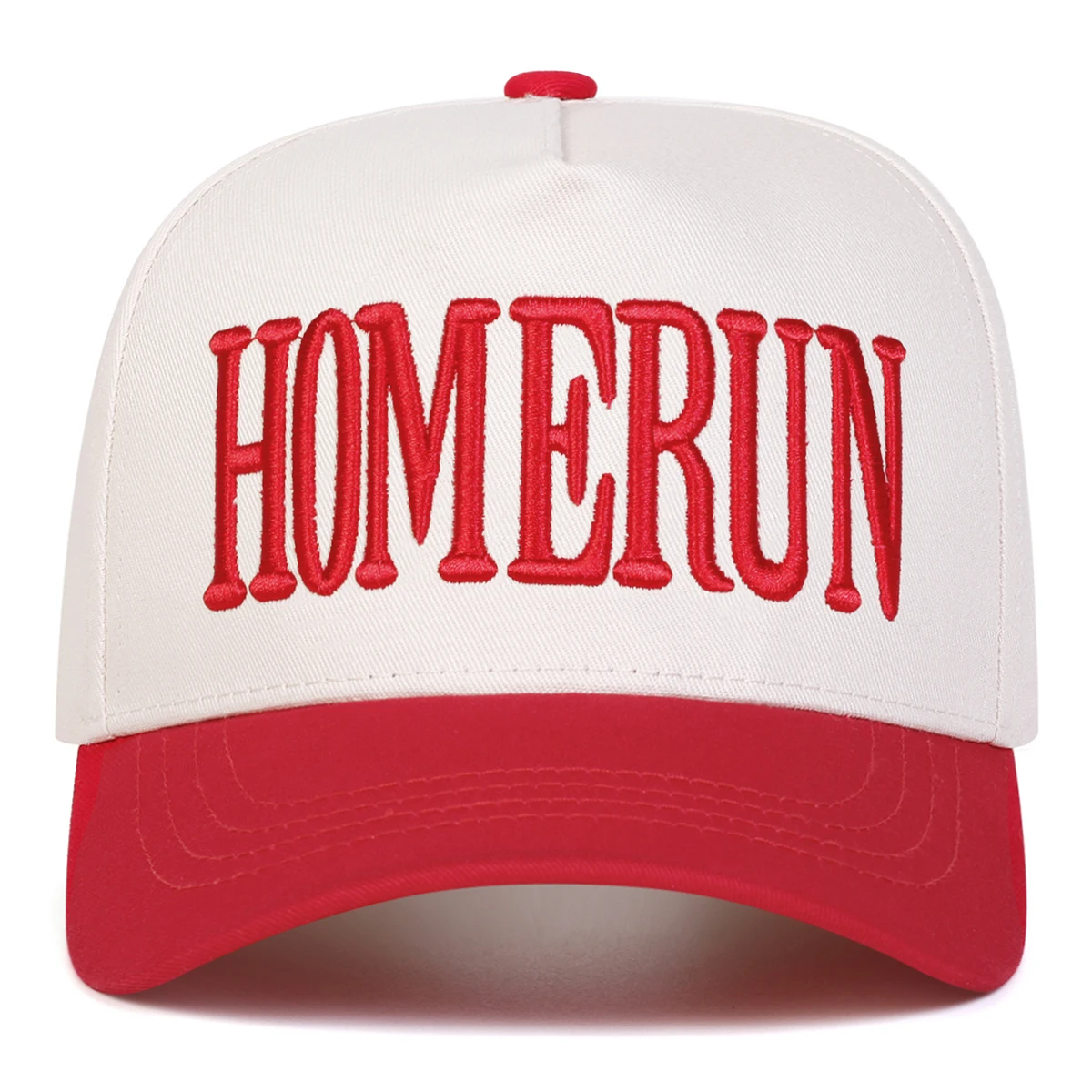 Unisex HOMERUN Baseballkappen mit Buchstabenstickerei, Frühling und Herbst, im Freien, verstellbare Freizeithüte, Sonnenschutzhut, Sportkappe – Detail 4