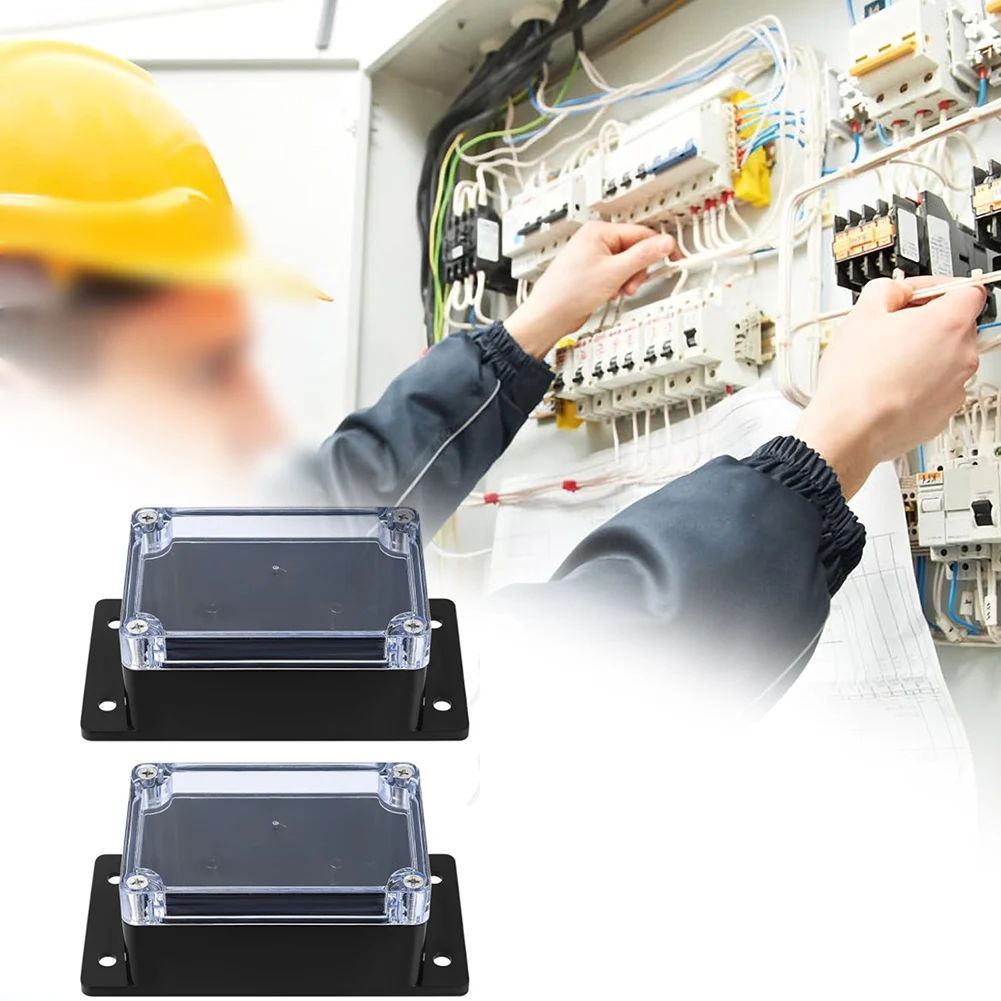 Waterproof Junction Box 2 Pack for LED Lighting Systems and Electronic Devices with Airtight Seal and Non Insulation