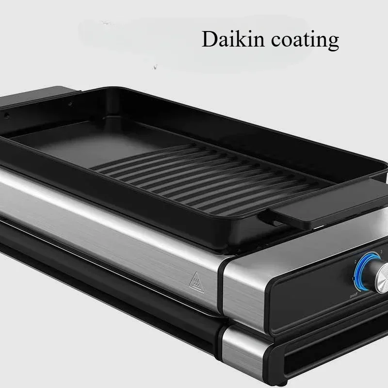 Barbecue Plate, Electric Grill Plate, Household Boat Machine, Indoor Smokeless Electric Grill, Kitchen Electric Bbq