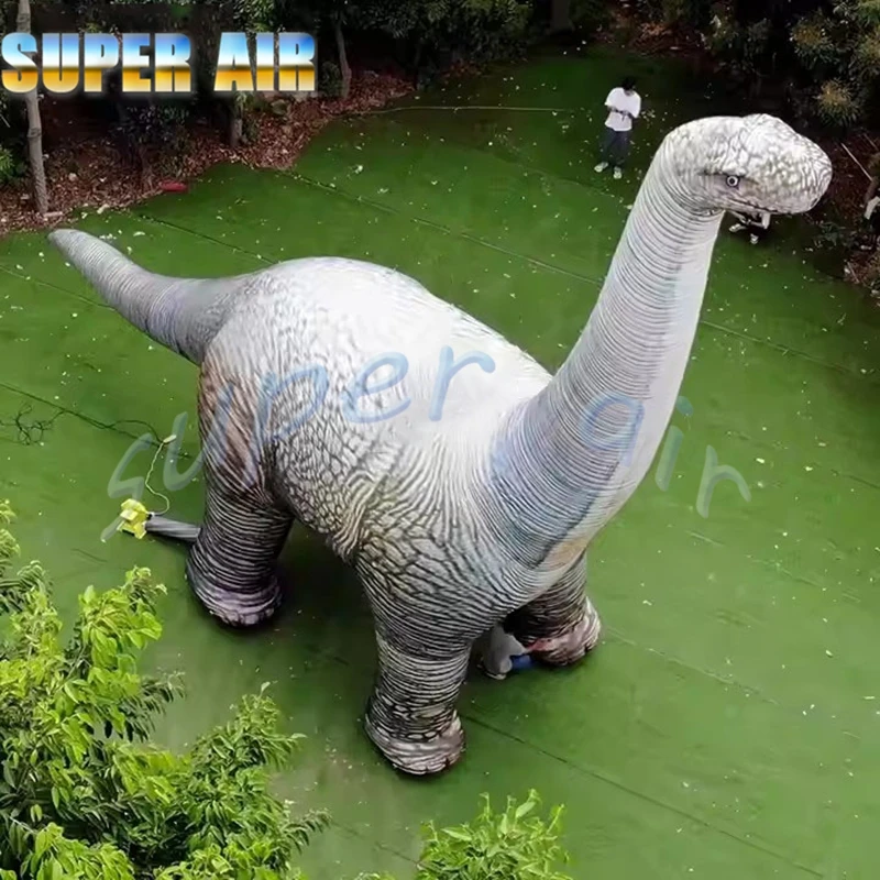 New Custom Ancient Huge Inflatable Dinosaur Model Brachiosaurus for Outdoor Halloween Decorations Inflatable Dinosaur