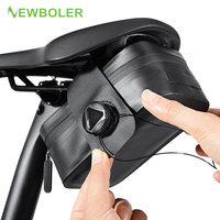 NEWBOLER Bicycle Saddle Bag Seamless Waterproof Wear-Resistant Rotating Lacing Buckle Mini Saddlebag Bike Accessory