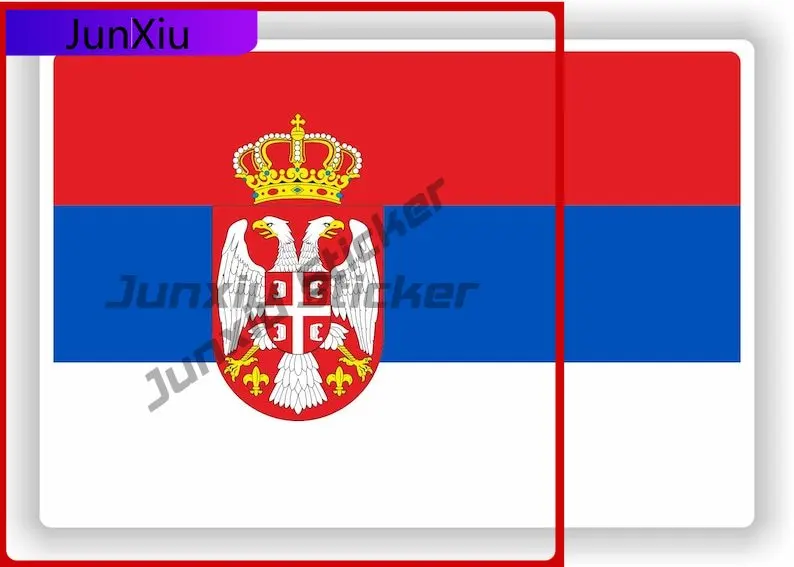 

Serbia Flag X 500 Motorcycle Stickers Custom Decals With Logo Car Window Stickers Personalized Decoration Outdoor Accessories