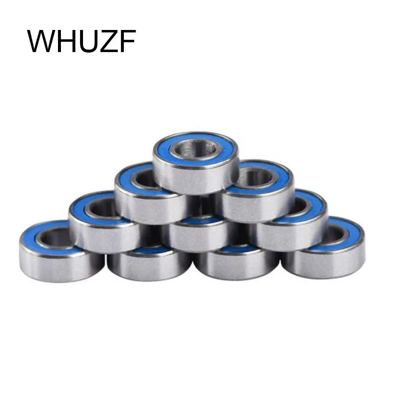 WHUZF 20/50/100PCS MR106RS Bearing ABEC-5 6*10*3 mm Miniature MR106-2RS Ball Bearings RS MR106 2RS With Blue Sealed L-1060DD
