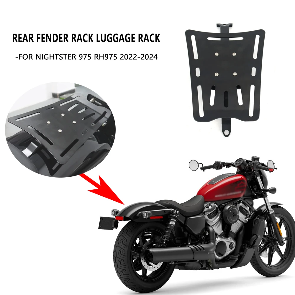 

NEW Motorcycle Luggage Carrier Luggage Bridge Cover Fit For Harley Nightster 975 RH975 2023 2022 2024