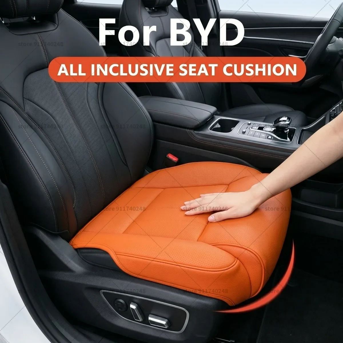 

Подушка-удлинитель для ног BYD, подушка для поддержки бедер, из пены с эффектом памяти, кожаная, аксессуар для интерьера автомобиля