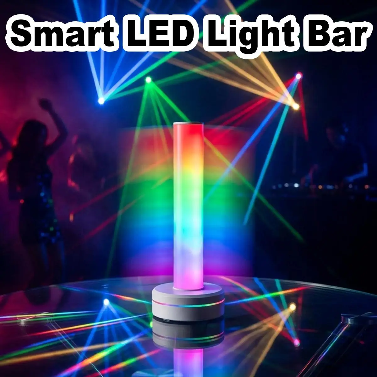 

TV Backlight Light Bar RGB Light Rechargeable Dynamic Effect Smart Sync LED Lighting Bar For TV PC Desktop Atmosphere Decor Art